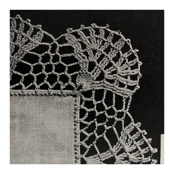 Vintage 1948 Handkerchief Edgings Tatting Crochet Pattern 6116 Irish Lace Doily - Picture 1 of 1